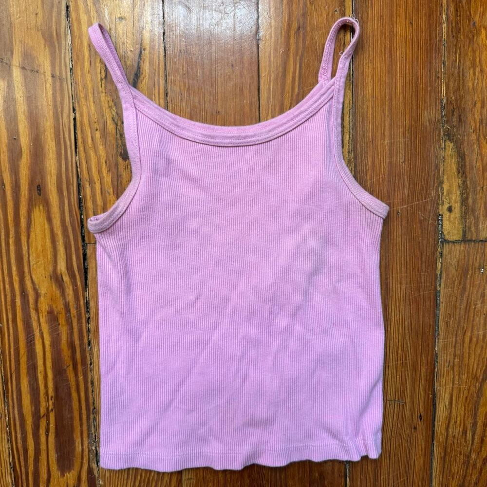 John galt pink cotton tank top